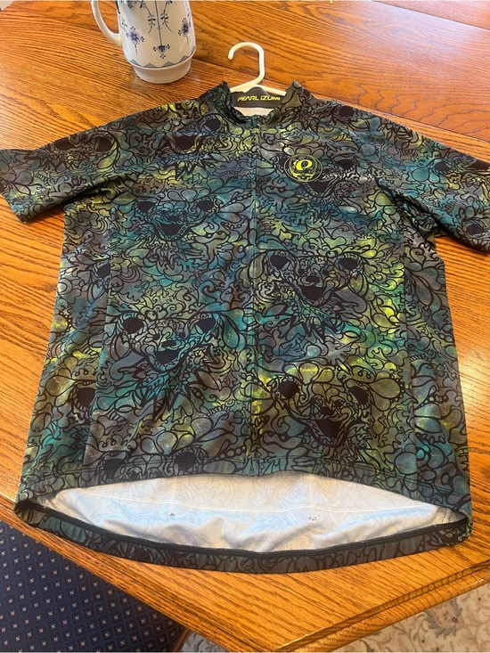 Pearl Izumi Other - Pearl Izumi “Grateful Dead” Green-Blue Floral Cycling Jersey